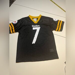 Pittsburgh Steelers youth medium 10/12 #7 QB Big Ben Rothlisberger jersey